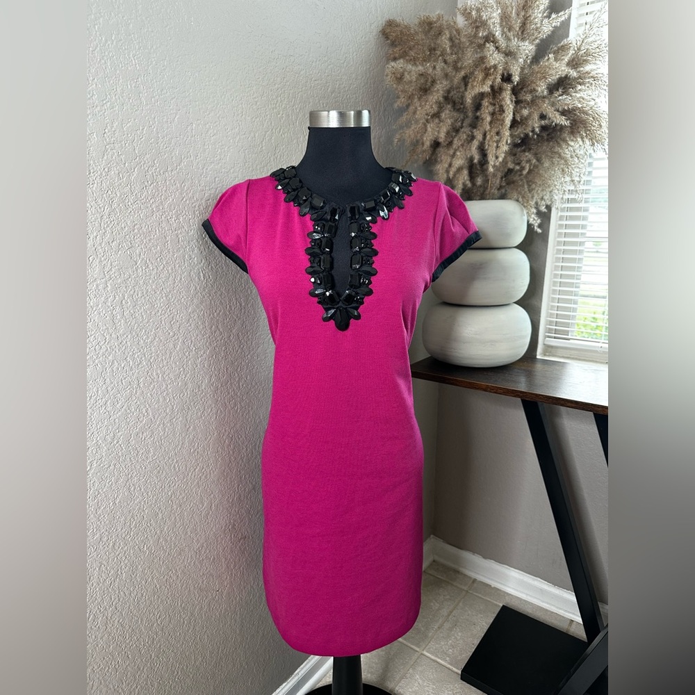 ECI Magenta Black Trim w/ Gems Size 8